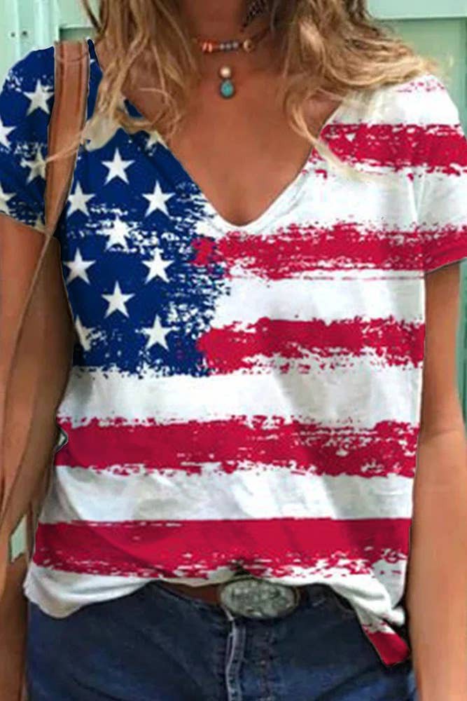 American Flag T Shirt