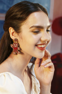 Gingerbread Man Earrings