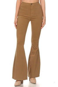 High Waist Stretch Bell Pants