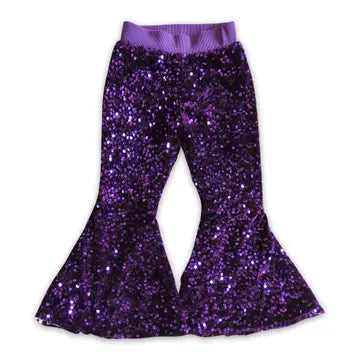 Sequin Bell Pants