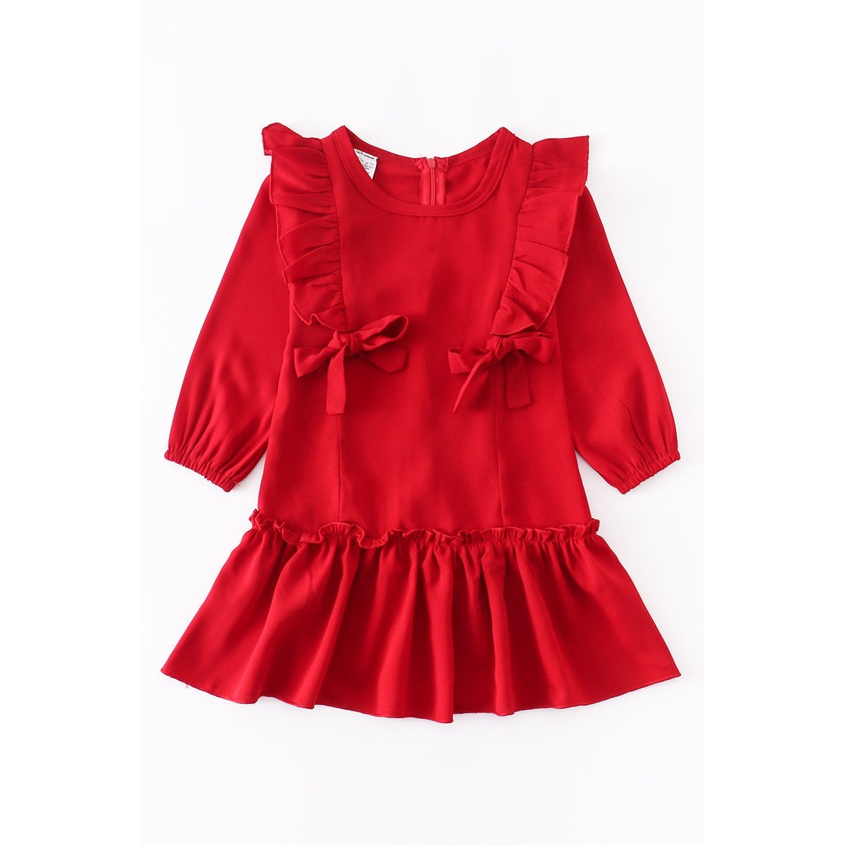 Ruffle Dress with Bows