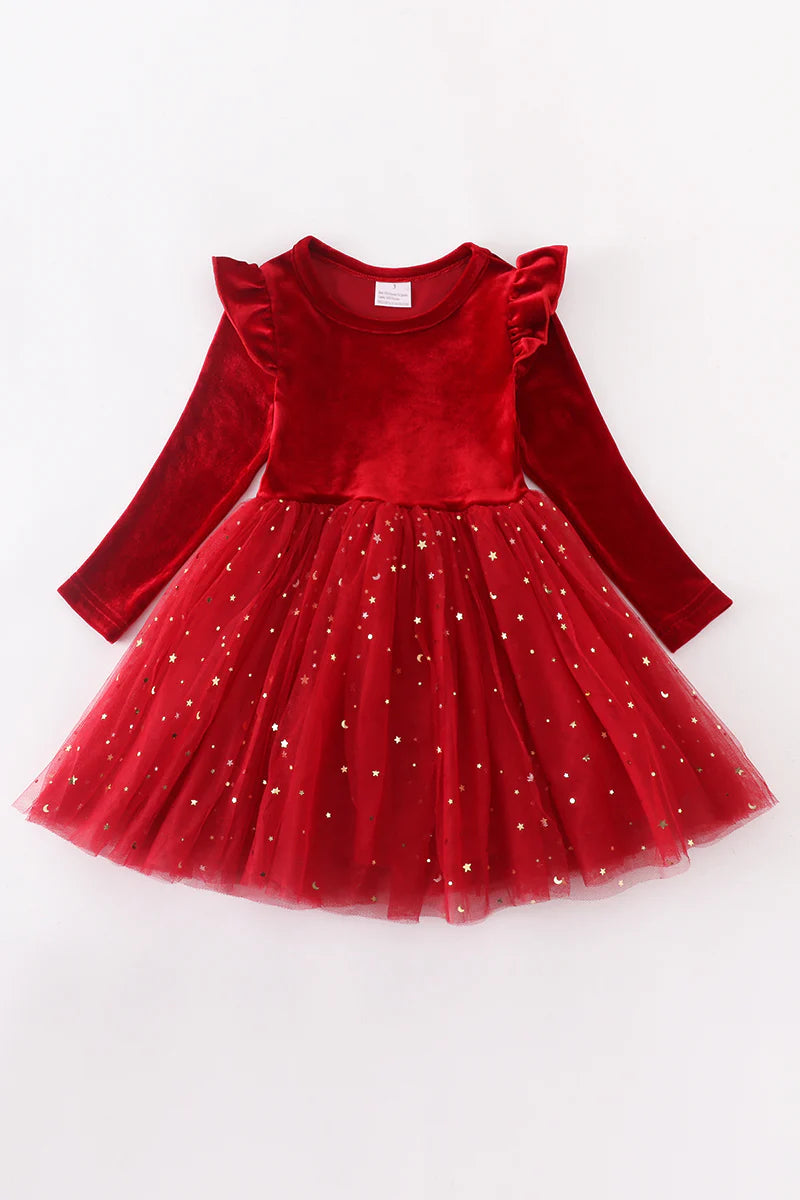 Velvet Tutu Holiday Dress